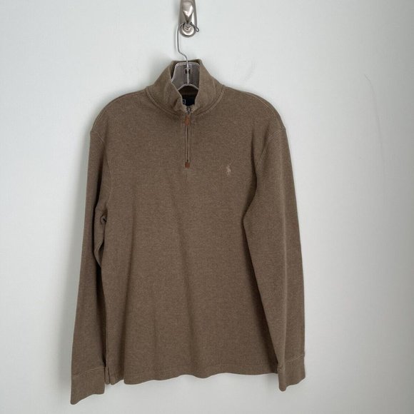 Polo Ralph Lauren Other - Vintage Polo Ralph Lauren Green Long Sleeve Quarter Zip Pullover Sweater…